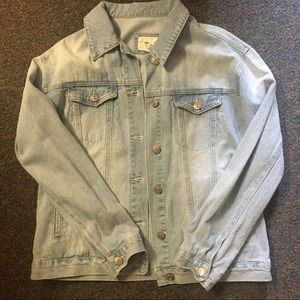 Forever 21 oversized denim jacket